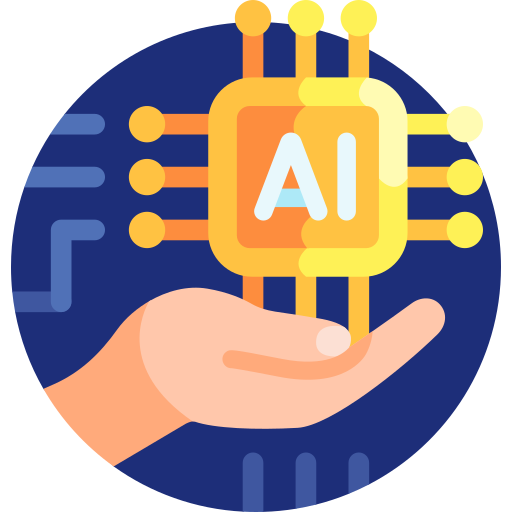 อินโฟกราฟิกแสดงตัวอย่างการทำงานของ AI เช่น แปลภาษา เขียนโค้ด สร้างภาพ